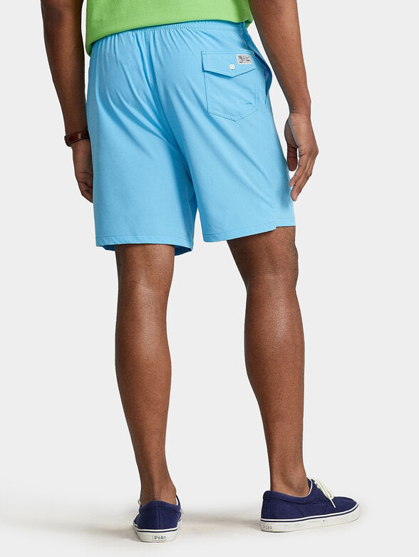 Swim trunks in blue color - 1