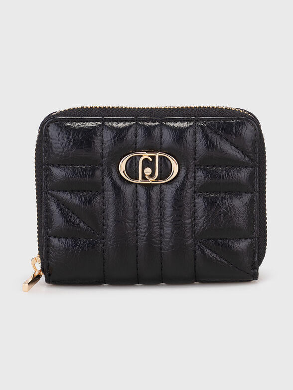 Small wallet with quilted effect - 1