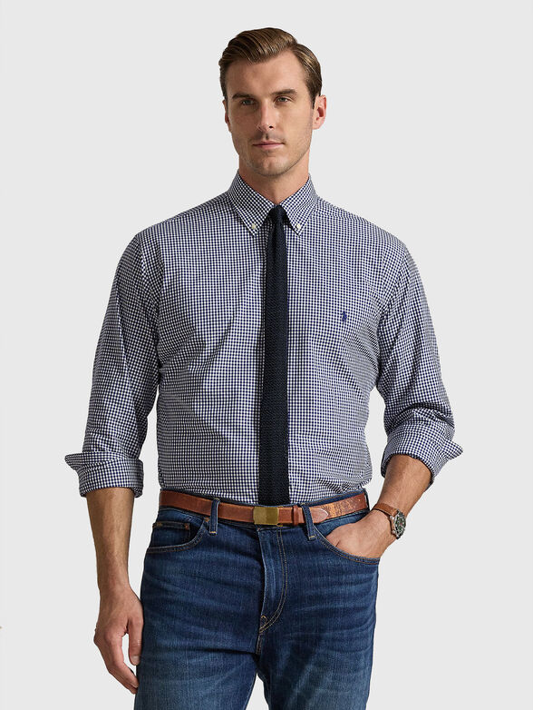 Check shirt with long sleeves - 1