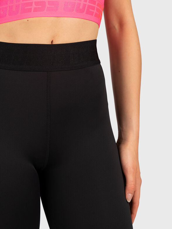 AILEEN black biker shorts - 3