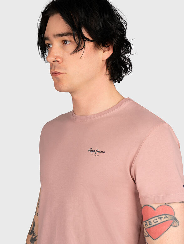 JACK dark blue T-shirt with logo detail - 4