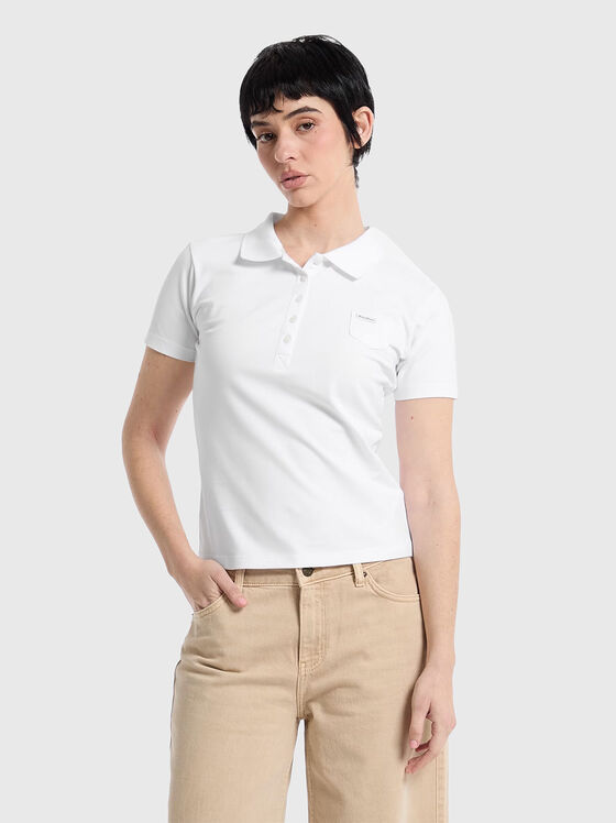 Поло-шърт в бял цвят - 1
