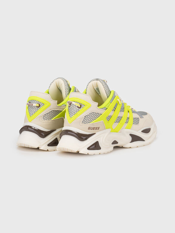 BELLUNO sports shoes with neon details - 3