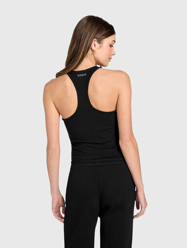 Black top with logo detail - 3