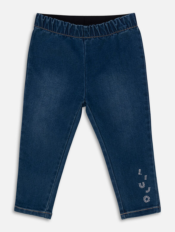 Jeans with rhinestones - 1