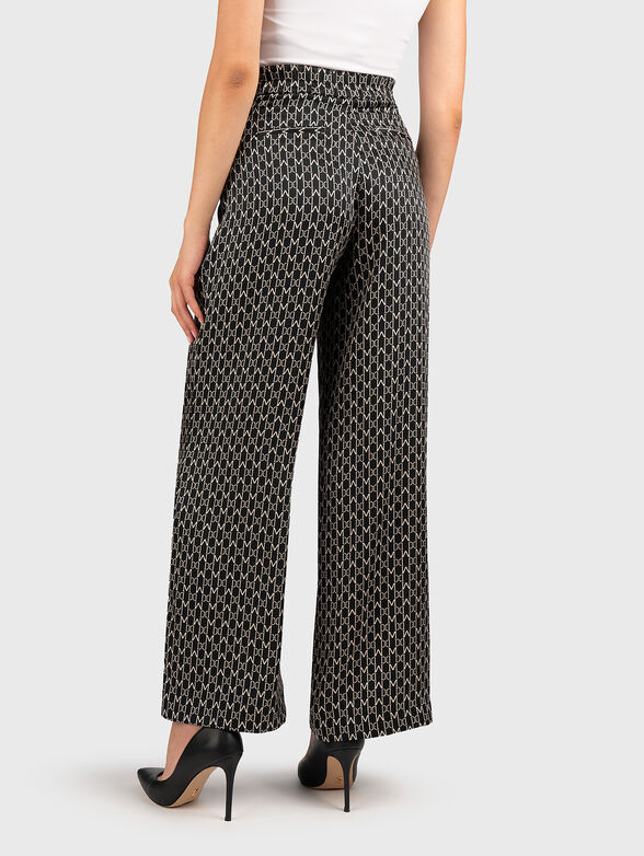 ROBIN pants with monogram print - 2