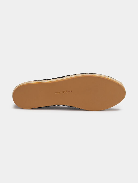 KAMINI Espadrilles with monogram logo print - 5