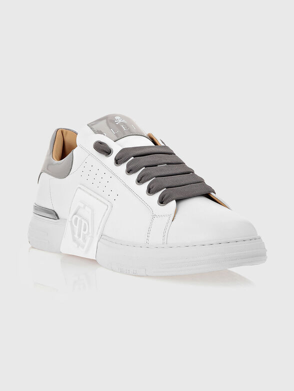 White leather sneakers - 2