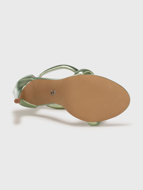 MYRA beige heeled shoes - 5