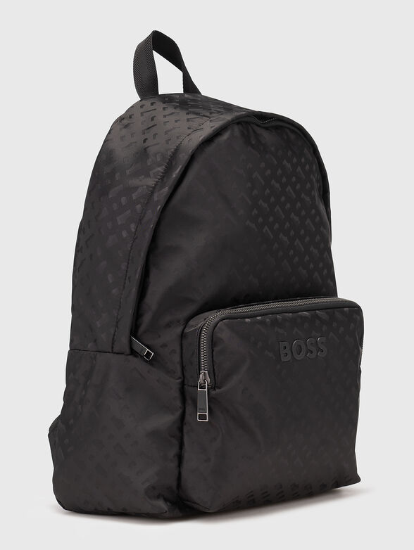 Backpack with monogram logo print - 3