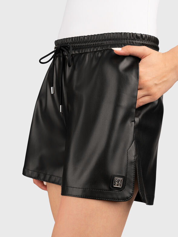 HESAR-1 eco leather shorts - 3
