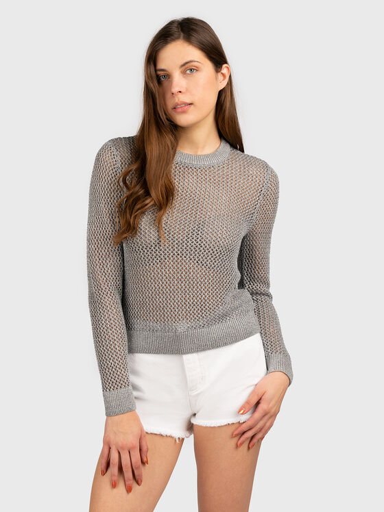 Sweater in silver color - 1