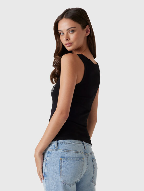 Ribbed top with rhinestones  - 3