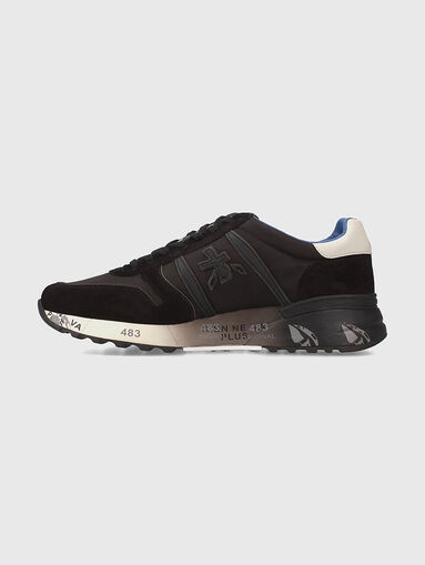 LANDER suede and textile sports shoes - 4