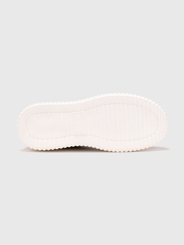 Suede platform sneakers - 5