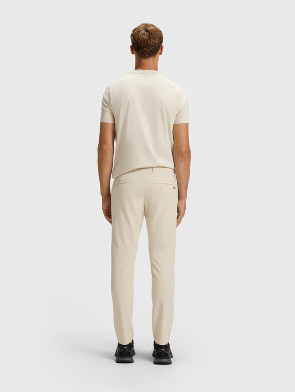 Straight trousers with logo - 3