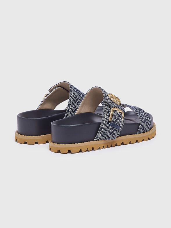 LIVIA 02 sandals with monogram - 3