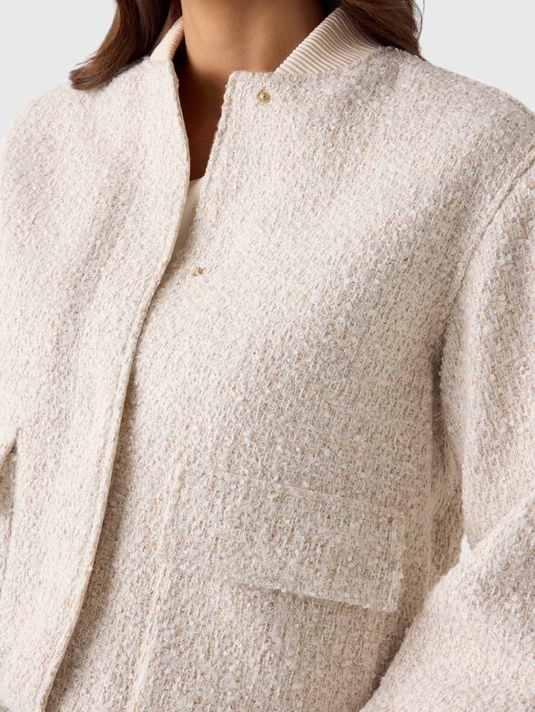 Tweed bomber jacket - 4