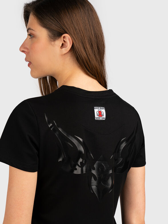 GMDL 020 dress with contrasting print - 3