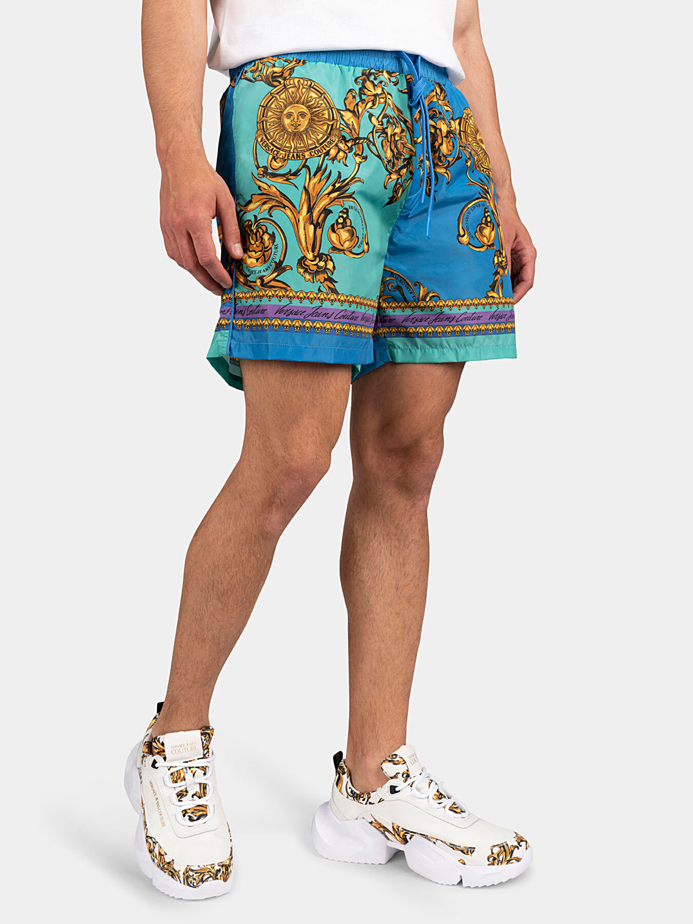 GARLAND SUN beach shorts brand VERSACE JEANS COUTURE