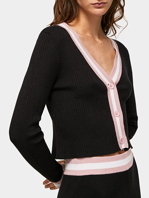 TIFFANI cropped cardigan - 4