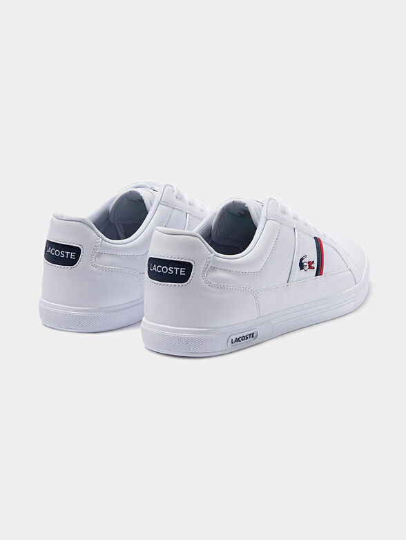 EUROPA Leather sneakers with tricolor details - 2