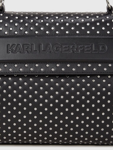 IKON/K studded top handle bag - 4