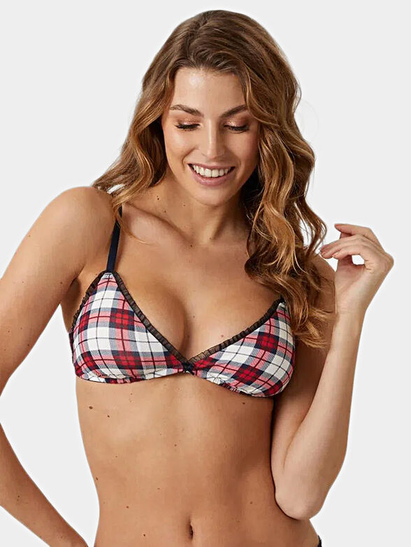 Padded triangle bra TARTAN - 2