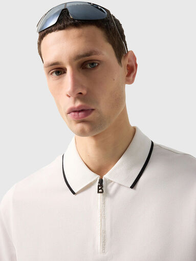 Polo shirt in beige - 4