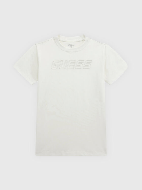 Black T-shirt with maxi logo - 1
