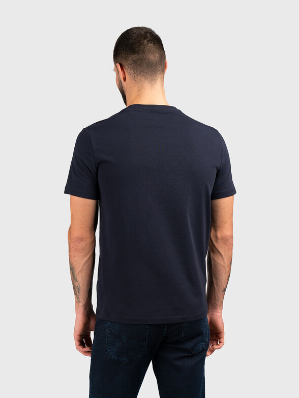 T-shirt in black with triangular logo print - 3