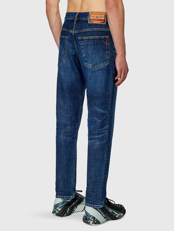 Dark blue jeans with washed effect - 2