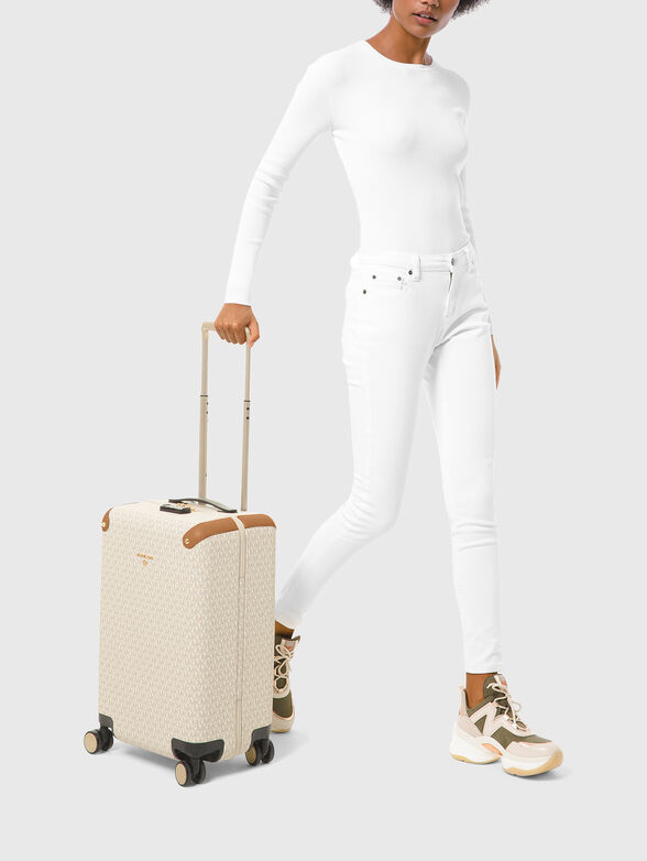 Monogram logo printed suitcase - 2