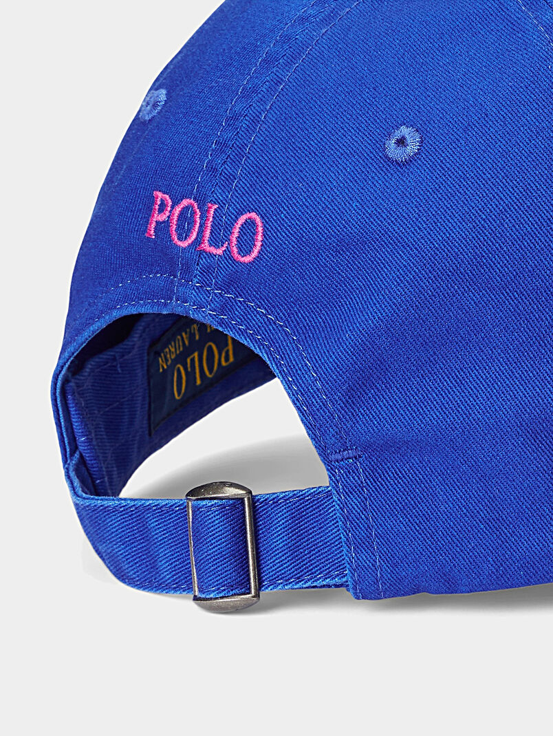 Blue baseball cap with logo - 3