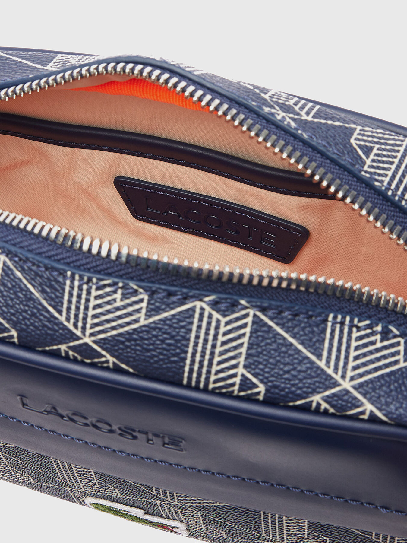 Crossbody bag with monogram logo brand LACOSTE