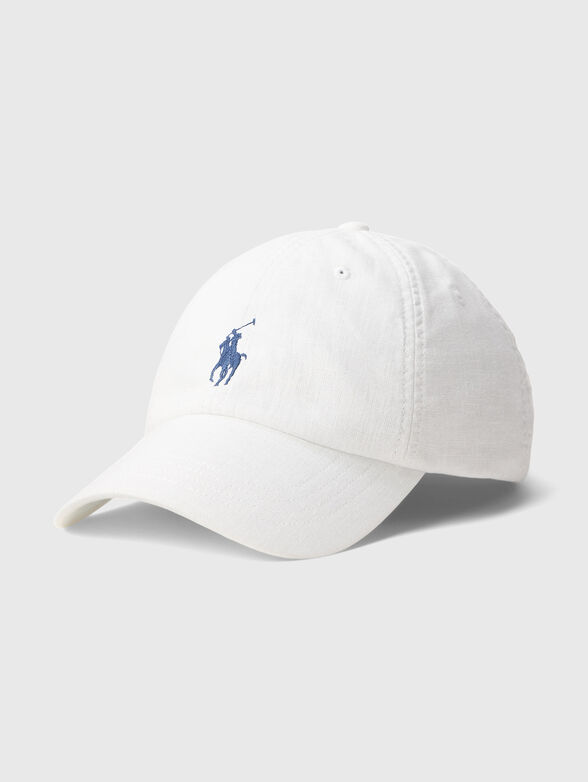 Linen cap with a brim - 1