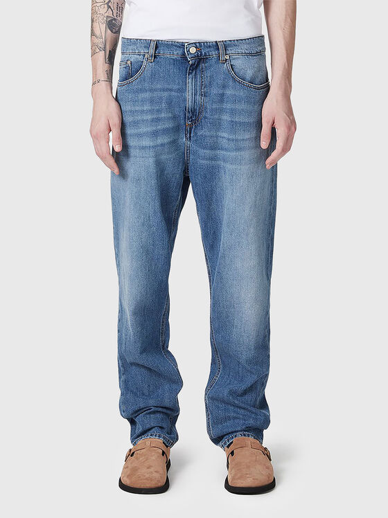 Дънки с избелен ефект - 1