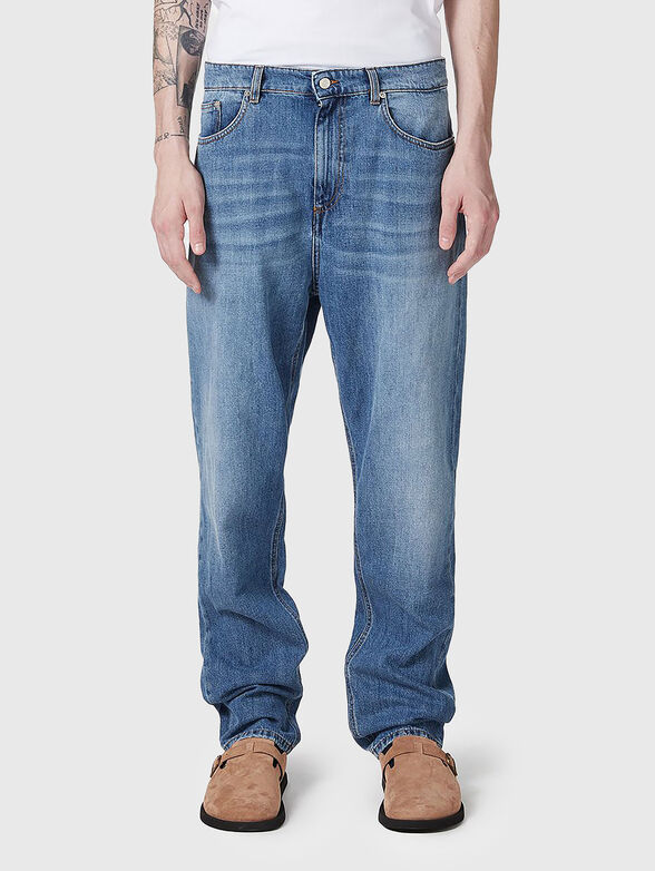 Jeans with worn effect - 1