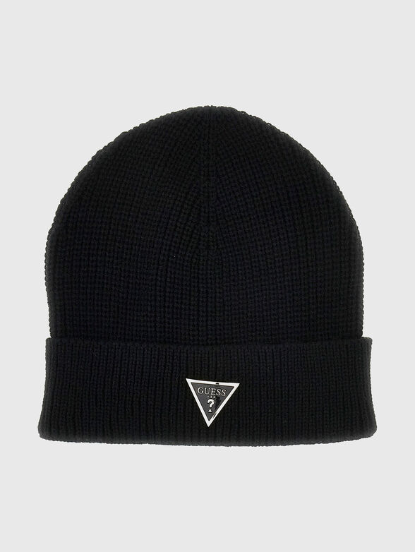 Beanie with triangle logo - 1