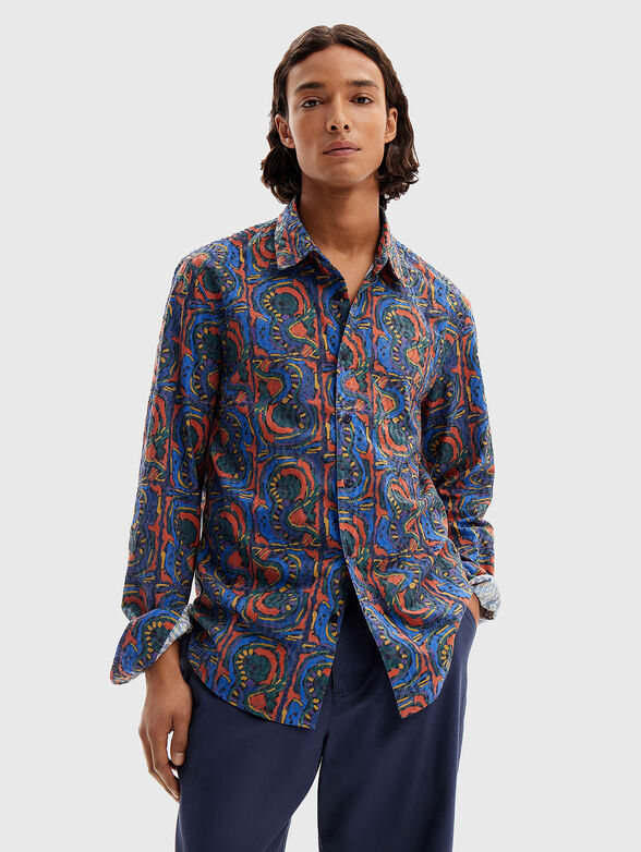 Shirt with multicolour design - 0