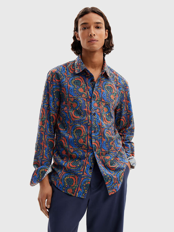 Shirt with multicolour design - 1