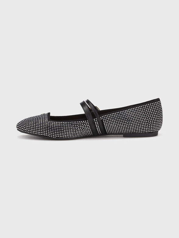 Ballet flats with rhinestones - 4