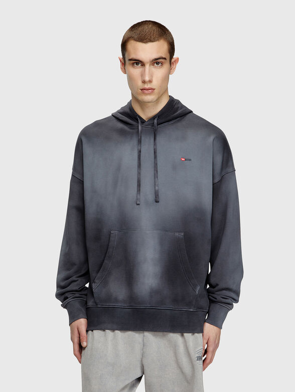 S-ROB-HOOD-R2 cotton hooded sweatshirt - 1