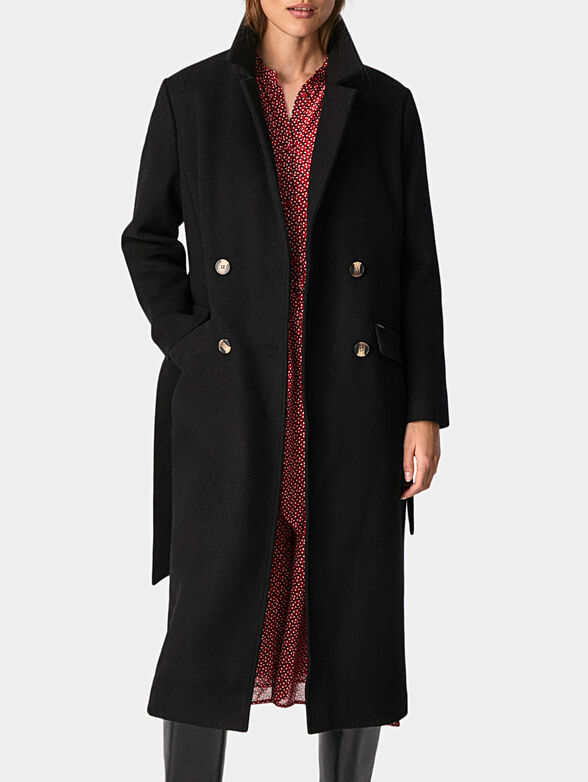MICA coat in black color - 4