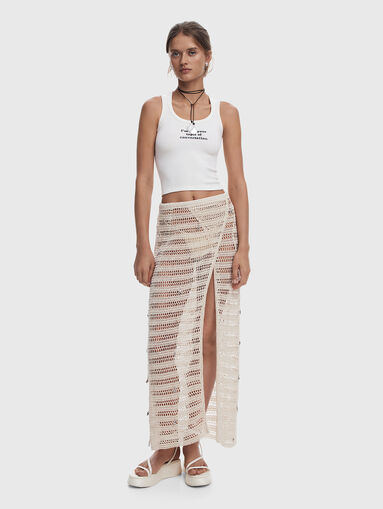 Openwork midi skirt - 5