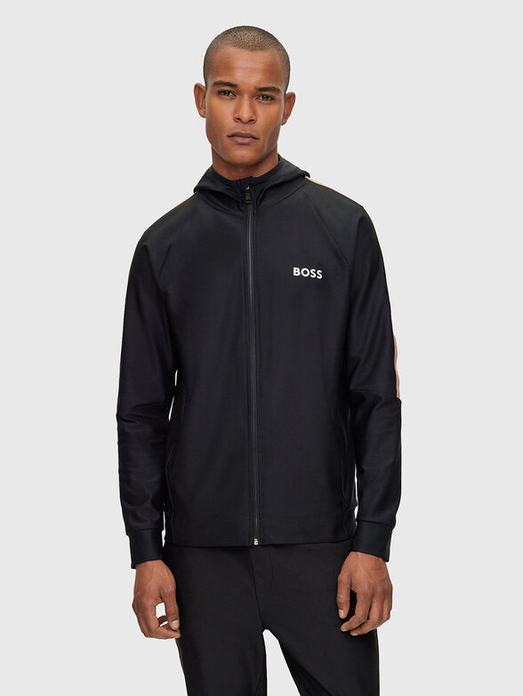 Sweatshirt with contrasting stfipes - 1