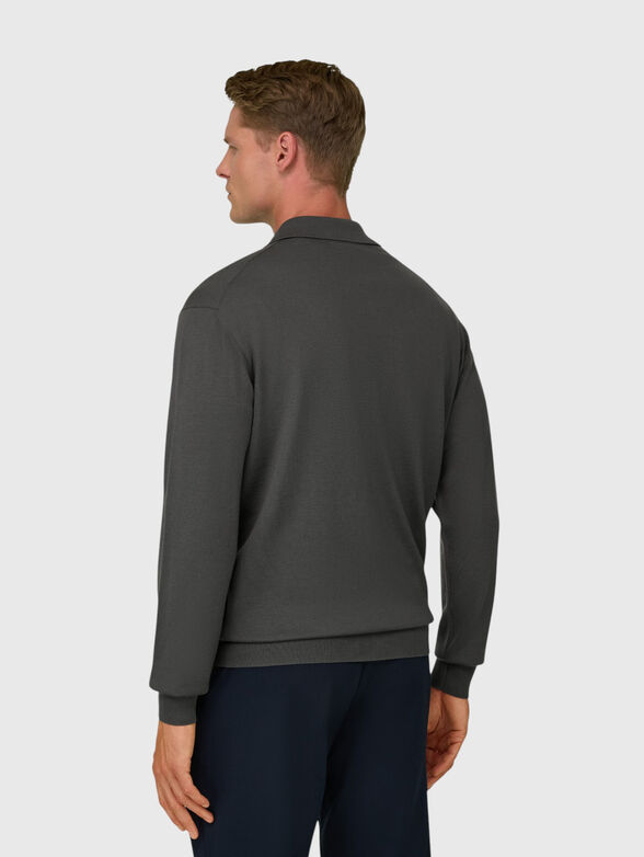 Merino wool polo shirt - 3