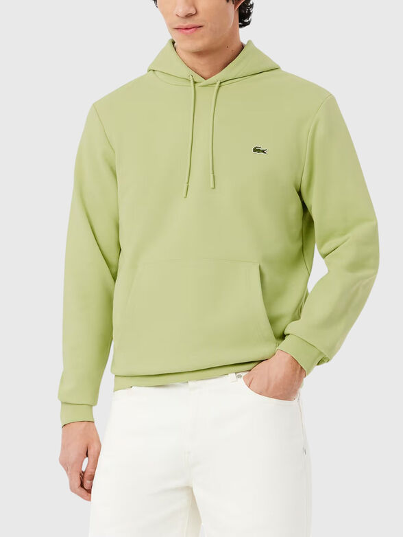 Cotton fleece hoodie - 1