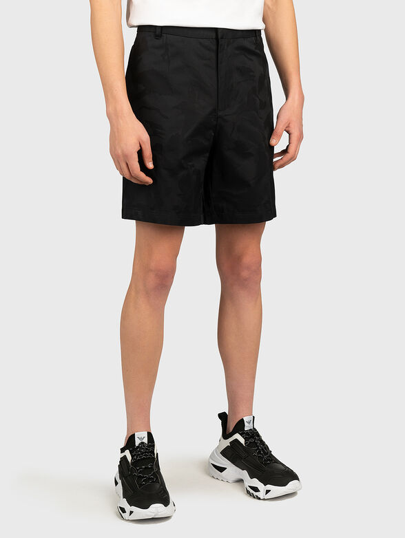Short bermuda pants in black - 1