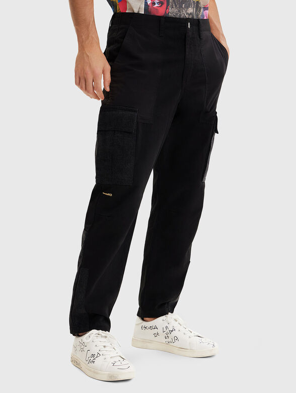 EMILIO black cargo pants  - 0